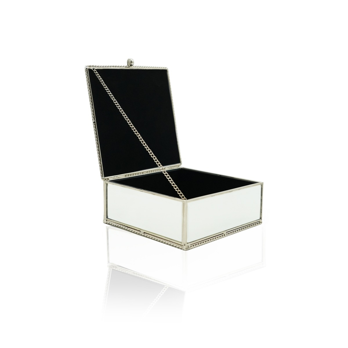 Medium Silver Jewellery Box